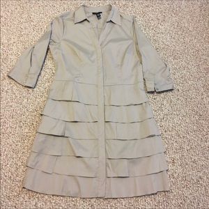 Alfani Khaki Shirt Dress